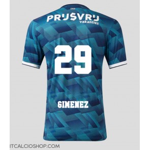 Feyenoord Santiago Gimenez #29 Seconda Maglia 2023-24 Manica Corta